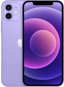 Apple - iPhone 12 - 256 Go - Reconditionné - Parfait état - Mauve