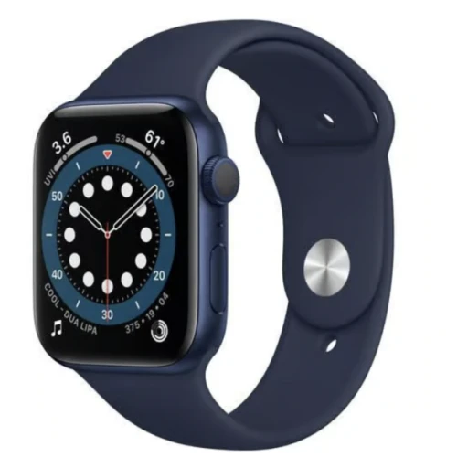 Apple Watch Series 6 (2020) GPS 40 mm Aluminium Bleu - Bracelet sport bleu