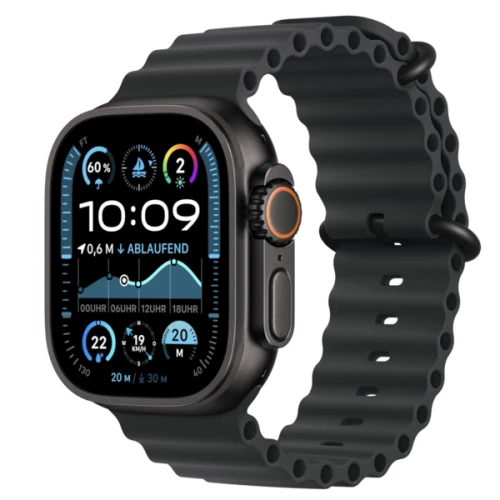 Apple Watch Ultra 2 com bracelete preta