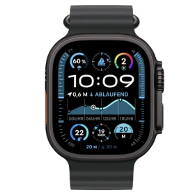 Apple Watch Ultra (2022) GPS + Cellular 49mm Titânio Natural - Loop Trail Verde