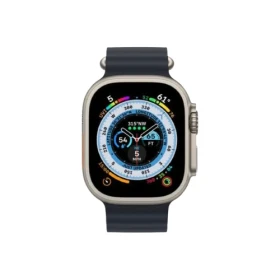 Apple Watch Ultra (2022) GPS + Cellular 49mm Natural Titanium - Trail Loop green