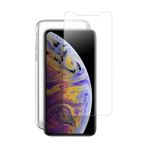 Pack 1 Housse ultra fine TPU Transparente + 1 Glass 2.5D Apple iPhone 11 - Neuf