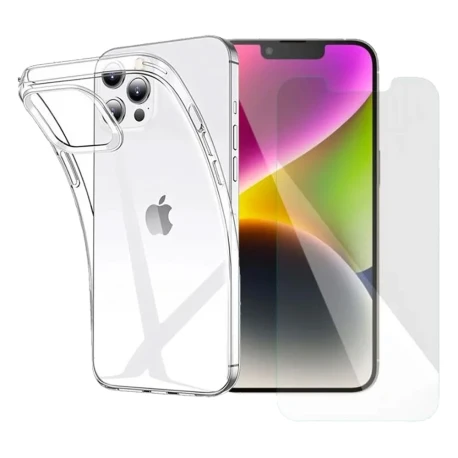 Pack 1 Housse Ultra Fine Tpu Transparente + 1 Glass 2.5D Apple iPhone 16 Pro - Neuf