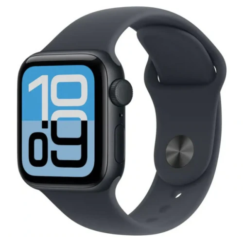Apple Watch Series SE 3 (2025) GPS + Cellular 40 mm - Mitternacht Aluminium - Sportarmband Schwarz