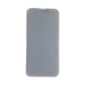 Foto de la pantalla sobreexpuesta para resaltar las imperfecciones