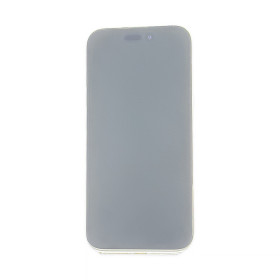 Foto de la pantalla sobreexpuesta para resaltar las imperfecciones