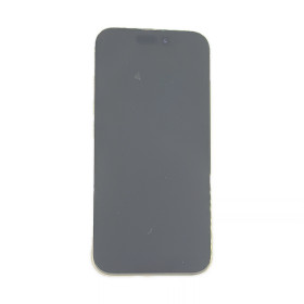 Foto de la pantalla sobreexpuesta para resaltar las imperfecciones