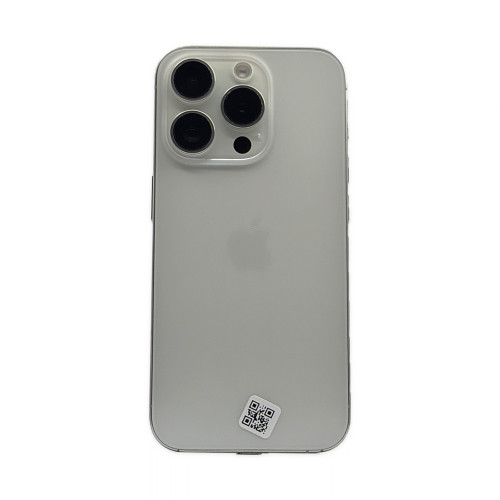 iPhone 15 Pro 128 GB Titan Wei&szlig; - Einzigartiges Produkt
