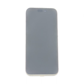 Foto de la pantalla sobreexpuesta para resaltar las imperfecciones