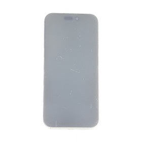 Overexposed screen photo to highlight imperfections