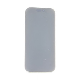 Foto de la pantalla sobreexpuesta para resaltar las imperfecciones