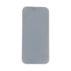 Foto de la pantalla sobreexpuesta para resaltar las imperfecciones