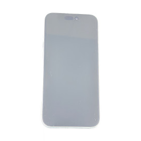 Foto de la pantalla sobreexpuesta para resaltar las imperfecciones