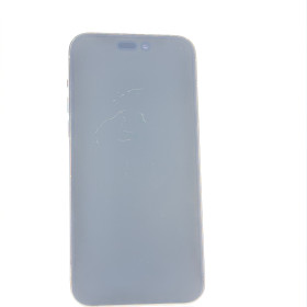 Foto de la pantalla sobreexpuesta para resaltar las imperfecciones
