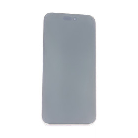 Foto de la pantalla sobreexpuesta para resaltar las imperfecciones