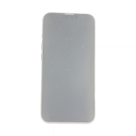 Foto de la pantalla sobreexpuesta para resaltar las imperfecciones