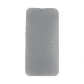 Foto de la pantalla sobreexpuesta para resaltar las imperfecciones