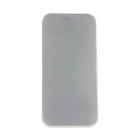 Foto de la pantalla sobreexpuesta para resaltar las imperfecciones