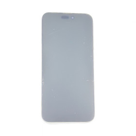 Foto de la pantalla sobreexpuesta para resaltar las imperfecciones