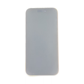 Foto de la pantalla sobreexpuesta para resaltar las imperfecciones