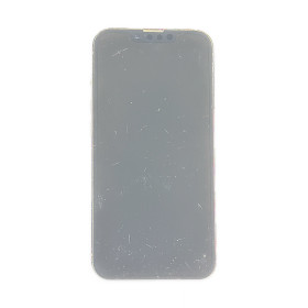 Foto de la pantalla sobreexpuesta para resaltar las imperfecciones