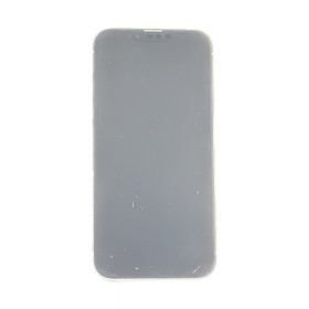 Foto de la pantalla sobreexpuesta para resaltar las imperfecciones