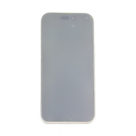 Foto de la pantalla sobreexpuesta para resaltar las imperfecciones