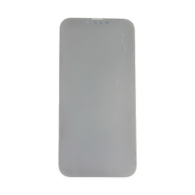 Foto de la pantalla sobreexpuesta para resaltar las imperfecciones