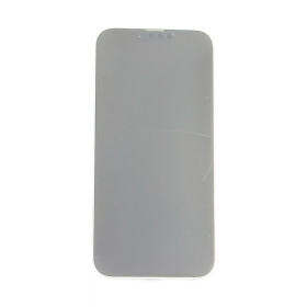Foto de la pantalla sobreexpuesta para resaltar las imperfecciones