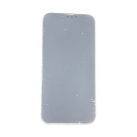 Foto de la pantalla sobreexpuesta para resaltar las imperfecciones