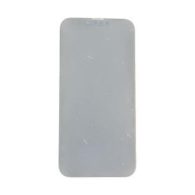 Foto de la pantalla sobreexpuesta para resaltar las imperfecciones