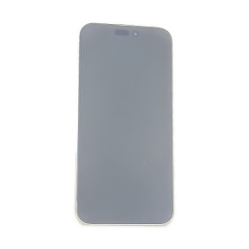 Foto de la pantalla sobreexpuesta para resaltar las imperfecciones
