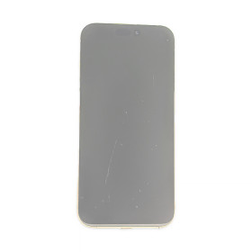 Foto de la pantalla sobreexpuesta para resaltar las imperfecciones