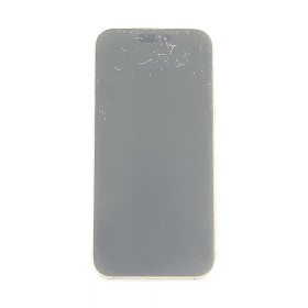 Foto de la pantalla sobreexpuesta para resaltar las imperfecciones