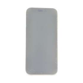 Overexposed screen photo to highlight imperfections