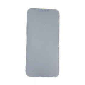 Foto de la pantalla sobreexpuesta para resaltar las imperfecciones
