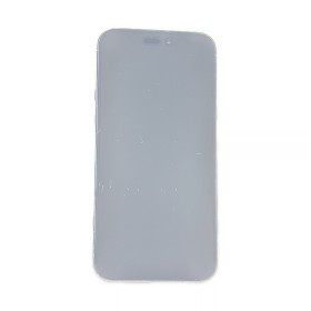 Foto de la pantalla sobreexpuesta para resaltar las imperfecciones