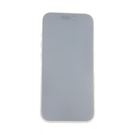 Foto de la pantalla sobreexpuesta para resaltar las imperfecciones