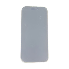 Foto de la pantalla sobreexpuesta para resaltar las imperfecciones