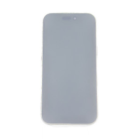 Foto de la pantalla sobreexpuesta para resaltar las imperfecciones