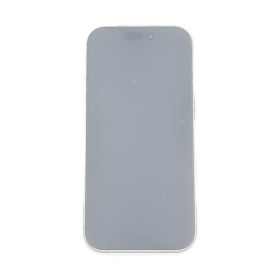 Foto de la pantalla sobreexpuesta para resaltar las imperfecciones