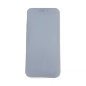 Foto de la pantalla sobreexpuesta para resaltar las imperfecciones