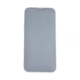 Foto de la pantalla sobreexpuesta para resaltar las imperfecciones