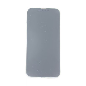 Foto de la pantalla sobreexpuesta para resaltar las imperfecciones