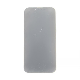 Foto de la pantalla sobreexpuesta para resaltar las imperfecciones