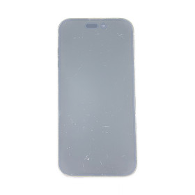 Overexposed screen photo to highlight imperfections