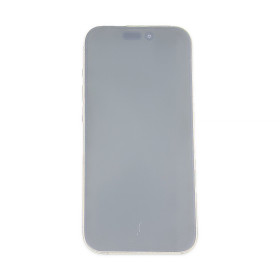 Foto de la pantalla sobreexpuesta para resaltar las imperfecciones