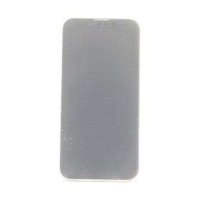Foto de la pantalla sobreexpuesta para resaltar las imperfecciones