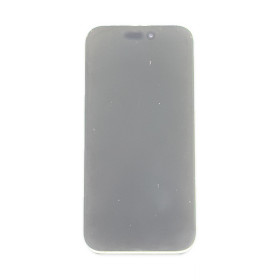 Foto de la pantalla sobreexpuesta para resaltar las imperfecciones