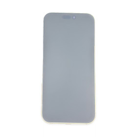 Foto de la pantalla sobreexpuesta para resaltar las imperfecciones